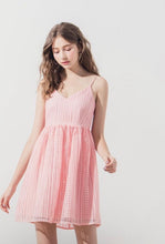 Load image into Gallery viewer, Square Lace Deep V-Neck Fitted A-Line Dress