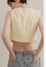 Load image into Gallery viewer, Texture Cut Suit Vest