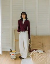 Load image into Gallery viewer, Simple Hemp Knitted Cardigan