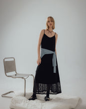 Load image into Gallery viewer, Lace Dress With Thin Shoulder Strap