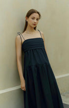 Load image into Gallery viewer, Pleated Strap Goddess Dress