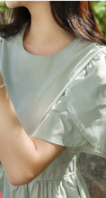 Load image into Gallery viewer, Summer Petal Sleeve Long Dress A-line Flowy Dress