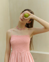 Load image into Gallery viewer, Wrinkled Elastic Slim-fitting Puffy Long Dress