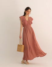 Load image into Gallery viewer, Lace Deep V-neck Neck Strap Dress