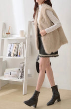 Load image into Gallery viewer, Elegant Women's Faux Mink Fur Vest Jacket