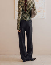 Load image into Gallery viewer, Slim Pleated Cotton Suit Pants