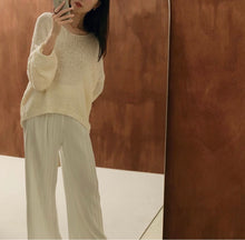 Load image into Gallery viewer, Korean-style Loose Wool Knitted Sweater