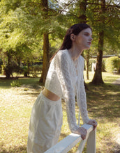 Load image into Gallery viewer, Permeable three-dimensional yarn lace Cardigan