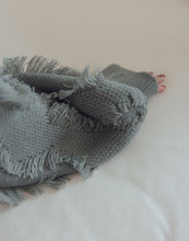 Load image into Gallery viewer, Furry Crop Puff Sleeve Knitted Sweater