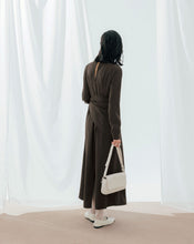 Load image into Gallery viewer, Misty Classic High-necked Simple A-Line Dress