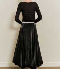 Load image into Gallery viewer, Glossy And Transparent Long Skirt