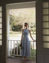 Load image into Gallery viewer, Halter Neck Sleeveless Backless Flowy Long Dress