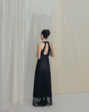 Load image into Gallery viewer, Halter Neck Sleeveless Backless Lace Long Dress