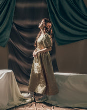 Load image into Gallery viewer, Gorgeous Puffy Sleeve Tie Western Dress