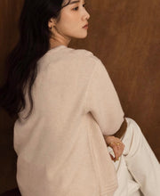 Load image into Gallery viewer, Oversized Bell-sleeve Unique Striped Long Knit Sweater
