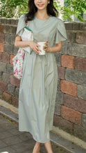 Load image into Gallery viewer, Summer Petal Sleeve Long Dress A-line Flowy Dress