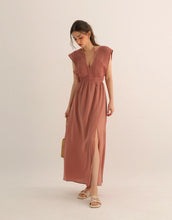 Load image into Gallery viewer, Lace Deep V-neck Neck Strap Dress