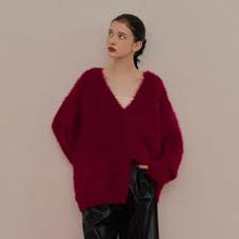 Load image into Gallery viewer, Imitation Mink Knitted Open-Breasted Sweater Jacket