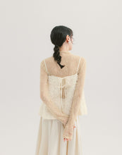 Load image into Gallery viewer, Long Sleeved Ruffle Lace Top