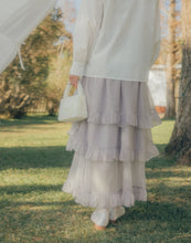 Load image into Gallery viewer, Layered Faint Light Cake Skirt