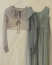 Load image into Gallery viewer, Large Collar Transparent Skin Outer Cover Top
