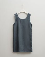 Load image into Gallery viewer, Cotton Linen Square Neck Vest Dress