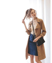 Load image into Gallery viewer, Hollywood Neat Long Trench Coat