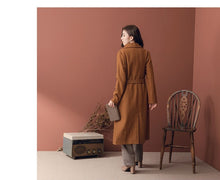 Load image into Gallery viewer, Thick Tie Long Coat Jacket