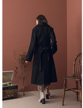 Load image into Gallery viewer, Thick Tie Long Coat Jacket