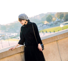 Load image into Gallery viewer, Winter Mohair High Neck Wide Sleeve Sweater