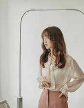Load image into Gallery viewer, Temperament Perfect Clear Strap Chiffon Blouse