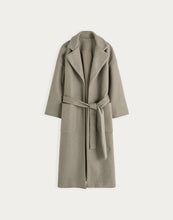 Load image into Gallery viewer, Simple Tie woollen coat