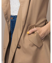 Load image into Gallery viewer, Hollywood Neat Long Trench Coat