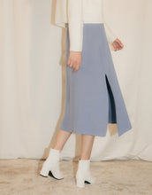 Load image into Gallery viewer, All-Match Side Slit Knit Long Skirt