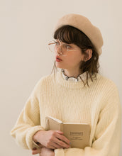 Load image into Gallery viewer, Butter Cream Multicolor Plush Soft Knitted Sweater