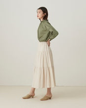 Load image into Gallery viewer, Ruffle Collar Crease CropTop