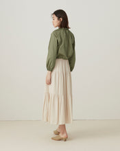 Load image into Gallery viewer, Ruffle Collar Crease CropTop