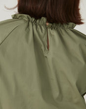 Load image into Gallery viewer, Ruffle Collar Crease CropTop
