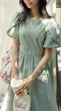 Load image into Gallery viewer, Summer Petal Sleeve Long Dress A-line Flowy  Dress
