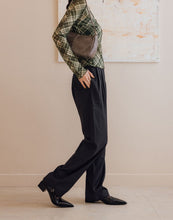 Load image into Gallery viewer, Slim Pleated Cotton Suit Pants
