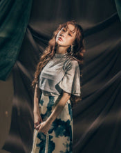 Load image into Gallery viewer, Fuzzy Textured Sheer Top
