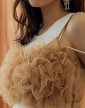 Load image into Gallery viewer, Three-dimensional ruffled mesh Tank Top
