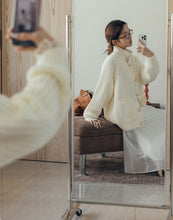 Load image into Gallery viewer, Ox Horn Button Stand-up Collar Thick Knitted Jacket
