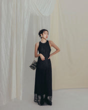 Load image into Gallery viewer, Halter Neck Sleeveless Backless Lace Long Dress
