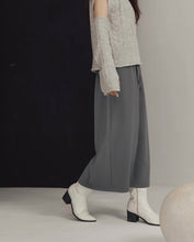 Load image into Gallery viewer, CHIFFON ELASTICATED-DRAWSTRING MIDI SKIRT

