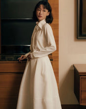 Load image into Gallery viewer, Three-Dimensional Bubble Check Pleated Round Skirt
