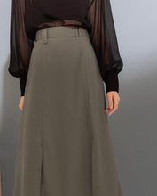 Load image into Gallery viewer, French Style Mock Neck Button Chiffon Blouse(w/Lining)

