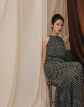 Load image into Gallery viewer, Japanese-Style Printed Halter Long Dress
