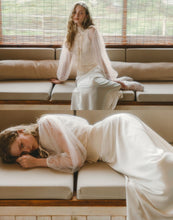 Load image into Gallery viewer, Elegant Two Ways Sheer Crop Cardigan
