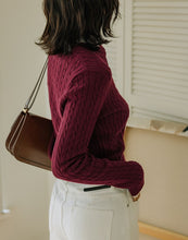 Load image into Gallery viewer, Simple Hemp Knitted Cardigan
